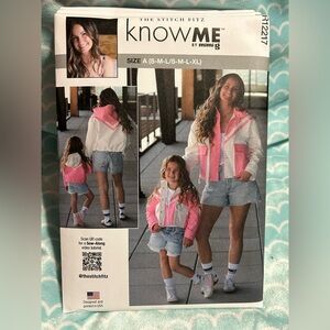 Know Me Sewing Pattern Children's and Misses' Jacket by The Stitch Fitz